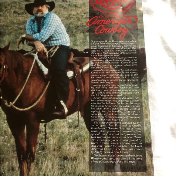 1970’s Kenny Rogers Concert Program - Picture 3 of 6